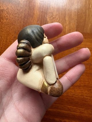 THUN Angelo Putto Amorino Con Pergamena Targhetta