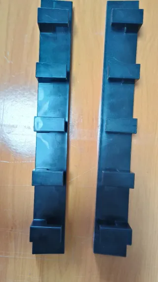 Perchero de pared negro