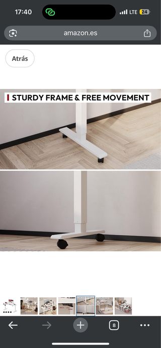 Escritorio Elevable y Silla Oficina