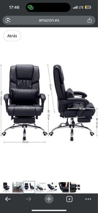 Escritorio Elevable y Silla Oficina