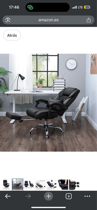 Escritorio Elevable y Silla Oficina