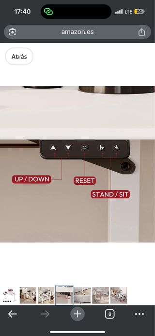 Escritorio Elevable y Silla Oficina