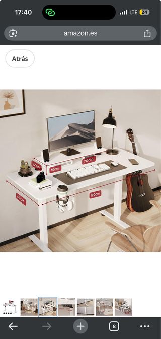 Escritorio Elevable y Silla Oficina