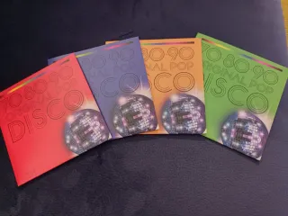 Set 4 CD Musica Pop Disco Anni 70 80 90