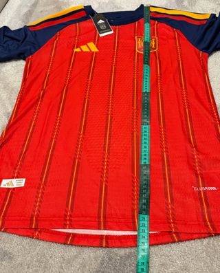 Camiseta fútbol España, modelo jugador