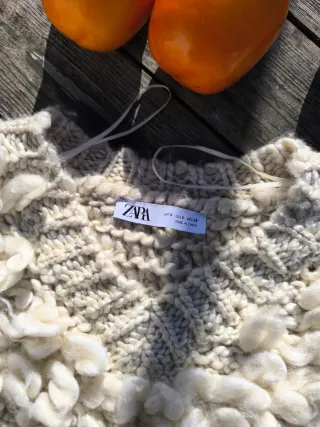 Chaleco Zara Beige Talla Única