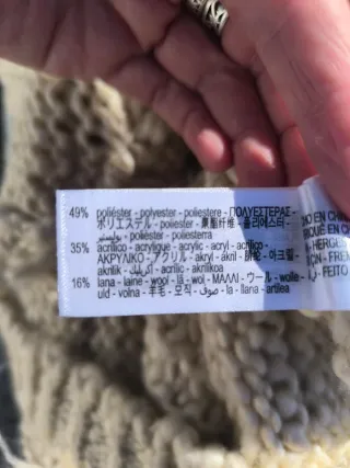 Chaleco Zara Beige Talla Única