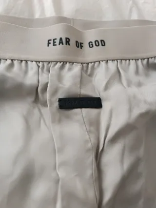 Pantaloni Fear of God Seta e Viscosa Beige