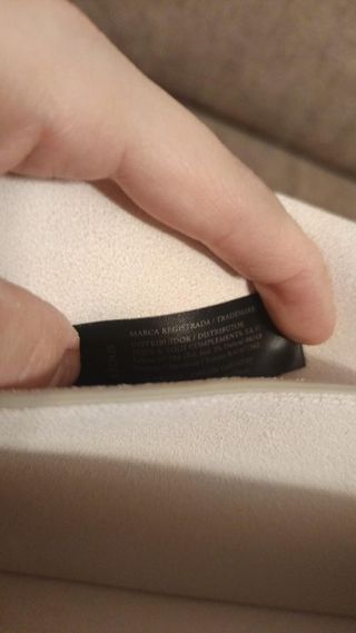 Bolso Tous blanco y dorado