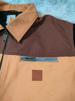 Carhartt Chaqueta Harrington Rework Detroit Vintag