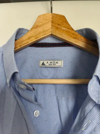 Camisa A. Mom Rayas Azules