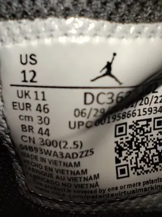 Scarpe Jordan Uomo Beige/Oro Tg 46