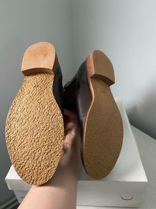 Botines de piel mujer marrones