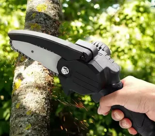 Mini Motosega 2 Batterie Potatura + Caricabatterie