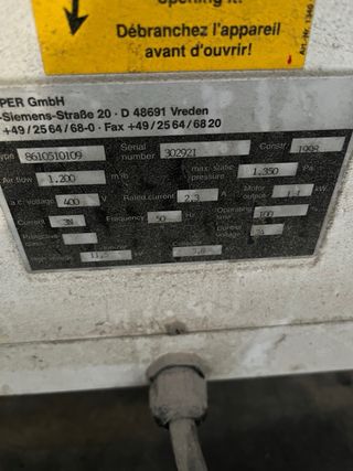 Extractor de humos KEMPER