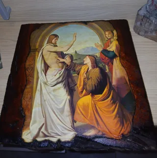 Icona religiosa in legno