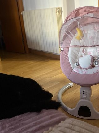 Cochecito 3 piezas, mas silla mecedora