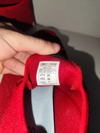 Scarpe da ginnastica uomo Enrico Coveri rosse