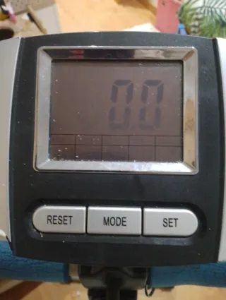 Bicicleta Estática Azul y Gris