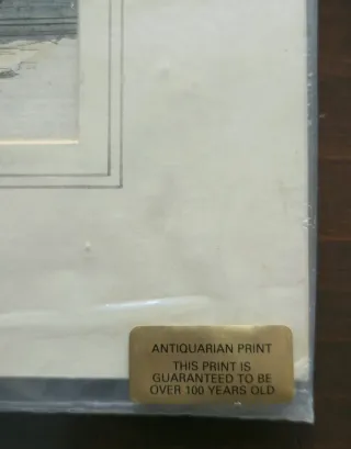 Grabado Original 1863 Chicago