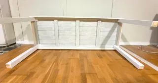 Mesa Artesanal Madera Maciza Puerta