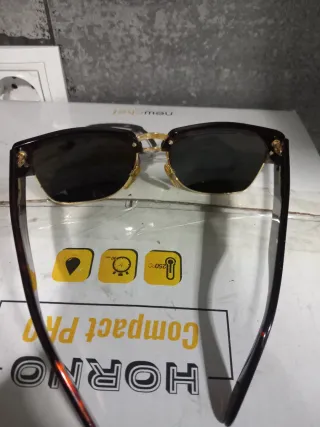 Gafas de sol mujer marrones y doradas