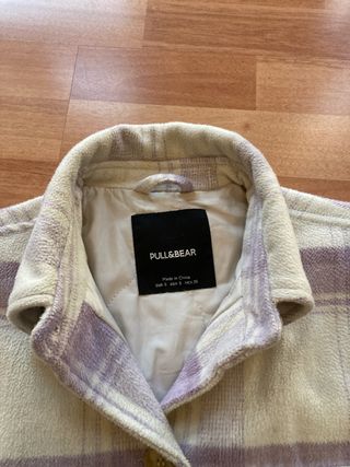 Chaqueta cuadros Pull&Bear Talla S