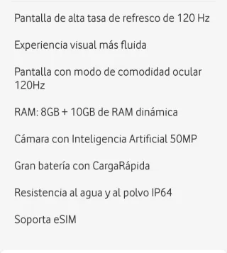 Teléfono Realme 14X 5G Negro