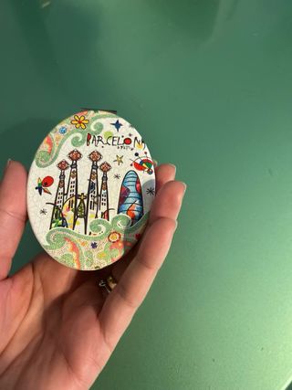 Specchietto da borsa souvenir Barcellona