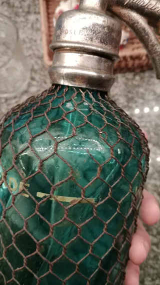 Sifón Sparklets Azul con Malla