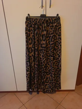Gonna lunga leopardata