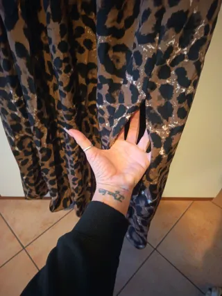 Gonna lunga leopardata