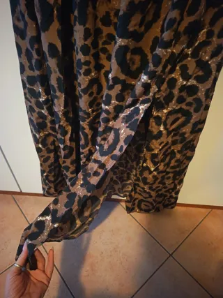 Gonna lunga leopardata