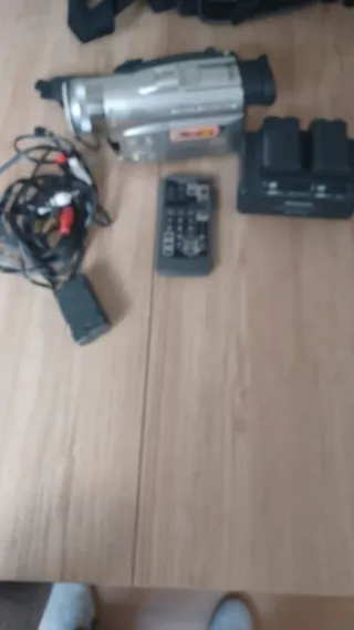 Videocámara Panasonic Negra