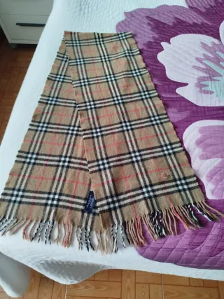 Bufanda Burberry Clásica Tartán Beige