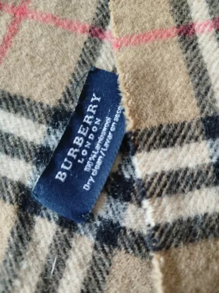 Bufanda Burberry Clásica Tartán Beige