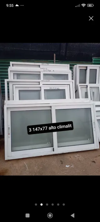 Ventana aluminio 119x130