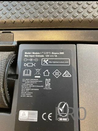 robot de limpieza de suelos iRobot Braava 390t