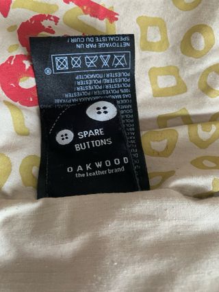 Cazadora Piel Mascaro Talla L Roja