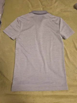 Polo Lacoste Gris Talla M