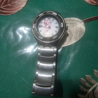 Orologio Swatch Uomo Argento Bianco