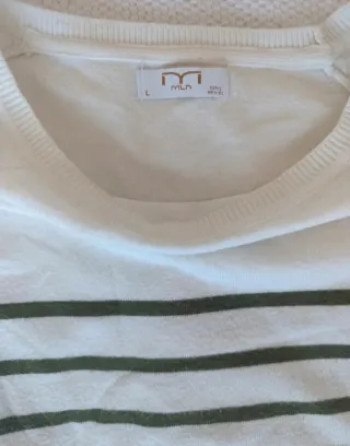 Lote 2 jerseys rayas mujer Talla L