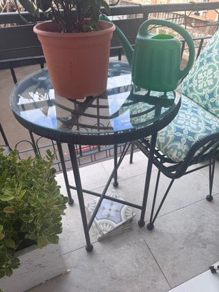 Sillas y mesa de jardín/terraza