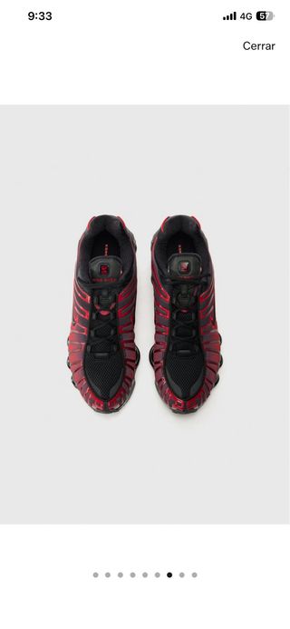 Nike Shox TL Negro Rojo