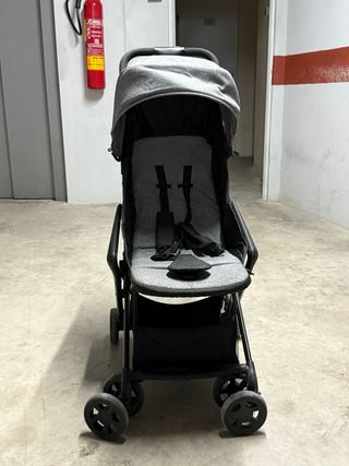 Silla de paseo Carrefour gris