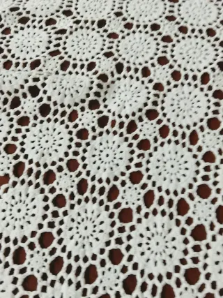 Copriletto uncinetto 260x300 cm