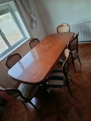 Mesa Comedor Madera + 6 Sillas