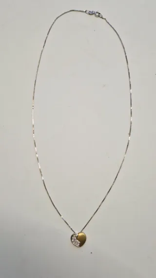 Collana Cuore Oro 18kt e Diamanti Regalo speciale