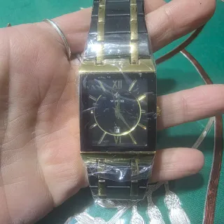 Orologio WWOOR Uomo Nero e Oro