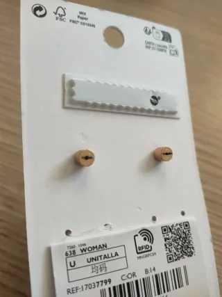 Pendientes Mango perla dorados sin estrenar